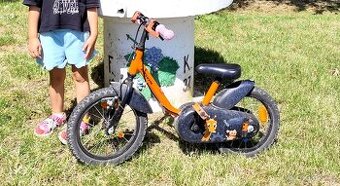 Dětské kolo Decathlon velikost 14