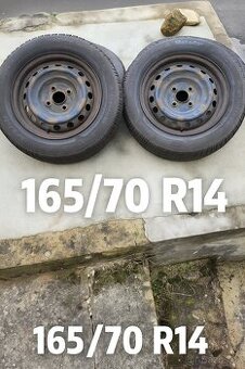 165/70 R14 zimní pneu Matador Nordicca, disky Toyota Yaris