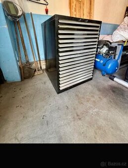 Celokovová dílenská skříňka