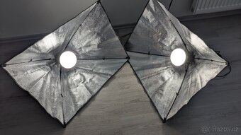 Softbox set 2x85W E27 kompletní set