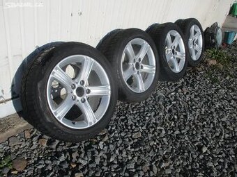 ALU kola 5X120 BMW 7,5X17 ET37 pneu 225/50/17