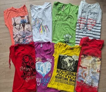 Dámská trika, triko, trička, sada, balík.