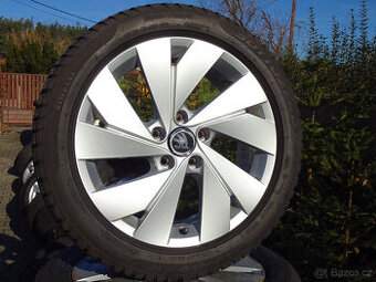 Octavia, Superb, Passat B6 + B7 - zimní origo alu kola 17"