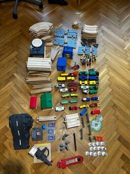 Dřevěné vláčky a koleje