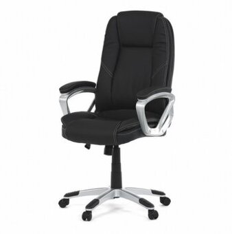Kancelářské křeslo v černé ekokůži model KA-Y282 BK
