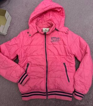 Růžová dámská bunda Retro Jeans vel. L