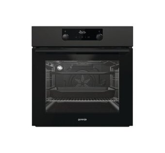Černá trouba Gorenje BO735E11B, horkovzduch, teleskopy
