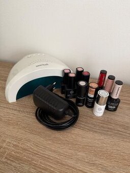 UV lampa + nepoužité gel laky