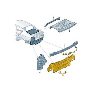 Koncový plech VW Passat 3G5813301A