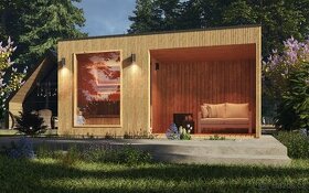 Saunový domek 5 × 2,2 m – Sauna finska
