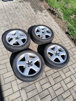 Litá ALU kola 5x108 pneu 205/50 R17