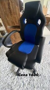 Nové kancelářské křeslo v modré barvě