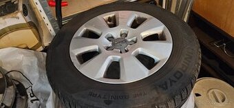 Alu disky Audi 5x112 16" s pneu Uniroyal (DOT 2618)