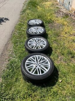 Prodám alu Seat 5x112 r18 letní pneu