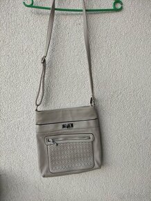 Crossbody béžová kabelka - 1