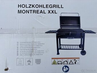 Nepoužitý XXL gril na dřevěné uhlí