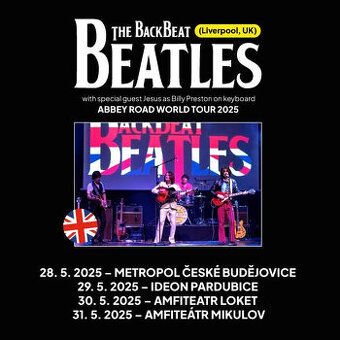 Prodám 2 lístky na Backbeat Beatles Mikulov 31.5.2025