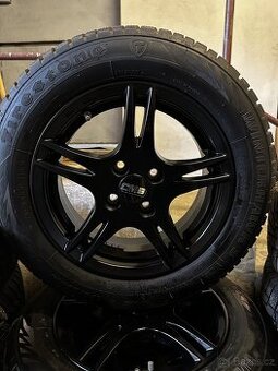 4x98 R14 5,5J ET38 + 175/65 R15 zimné
