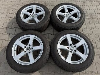 4x al kola 5x120 17 + pneu zimní 215/60 R17C