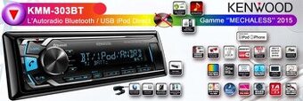 KENWOOD KMM-303BT , BLUETOTH , USB , AUX....