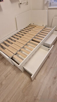 Postel FLEKKE - Ikea - rozkládací s úložným prostorem