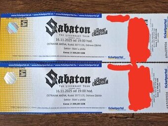 Sabaton - Ostrava 16.11.2025