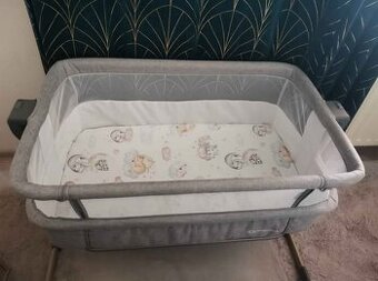 Postýlka Kinderkraft + monitor dechu a chůvička – komplet