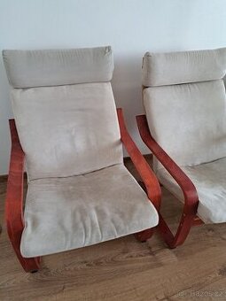 Dvě křesla IKEA Poang