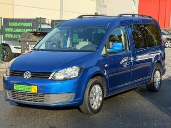 VW CADDY MAXI 1,6 TDI - 75 kW, 7 MÍST, PARK. SENZORY