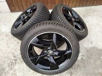 Prodám zimní sadu alu kol 17" na Škoda Scala