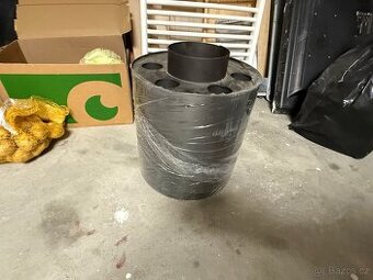 Teplovzdušný výměník na kouřovod 150 mm NEPOUŽITÝ - 1