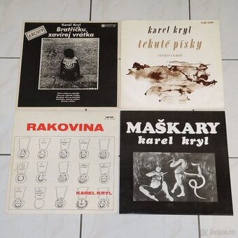 Prodám set 4x LP Karel Kryl / komplet za 4 tis. Kč /