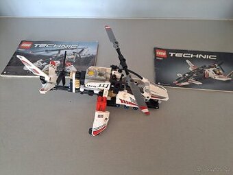 Lego technic - helikoptéra a letoun 2v1