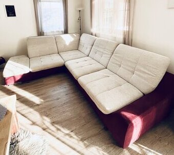 Pohodlná rohová sedačka
