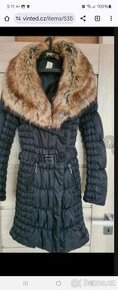 Zimní kabát Gaudí umely kozich odepinaci vel. S