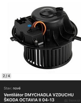 Ventilátor DMYCHADLA VZDUCHU ŠKODA OCTAVIA II 04-13