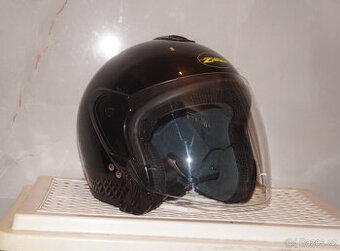 Helma na motorku L motocyklová přilba na skůtr Zed 59-60cm.