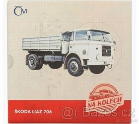Stříbrná mince Na kolech-Nákladní automobil Škoda LIAZ 706
