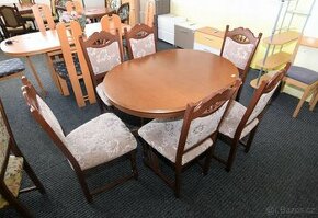 Jídelní stůl a židle 6ks - 1