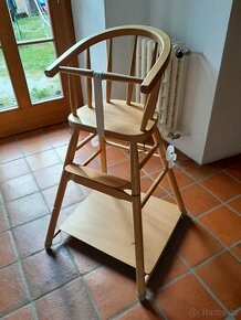 Dětská dřevěná jídelní židlička Bernkop - 1