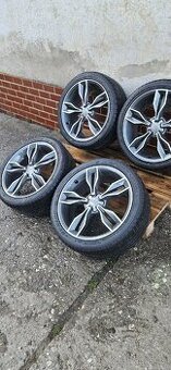 Alu kola r18 Audi, 5x100, letní 225/40 - 1
