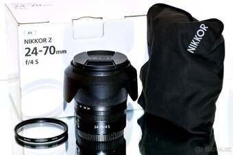 Nikon Z 24-70mm F/4 S + UV filtr Kenko TOP STAV