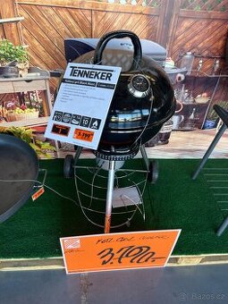 Zánovní gril Tenneker Black Moon Ø58cm + příslušenství Weber - 1