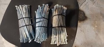 💵100💵Šrouby DIN 933 8.8 M8 x 150mm ZB - smotka 50 ks