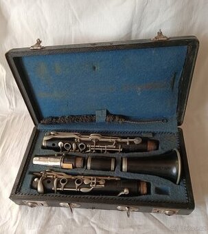 V. Kohlert's Sons Graslitz klarinet s pouzdrem - 1