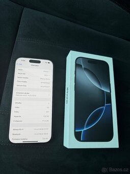iPhone 16 pro 128gb black titan