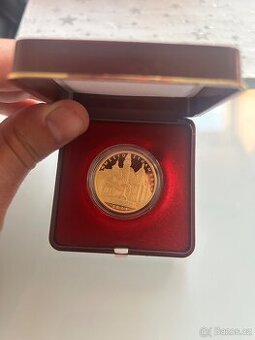 ZLATÁ PAMĚTNÍ MINCE ŠTRAMBERK PROOF-