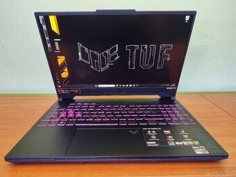 Kovový TuF,Ryzen 7-7435hs-4,5 GHz,RTX-4-Gen-140w-Mux,DDR5,1T