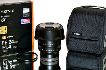 Sony FE 24mm f/1,4 GM + UV filtr 67mm Bez známek použití