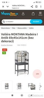 Voliéra Montana Madeira 1 Antic - 1